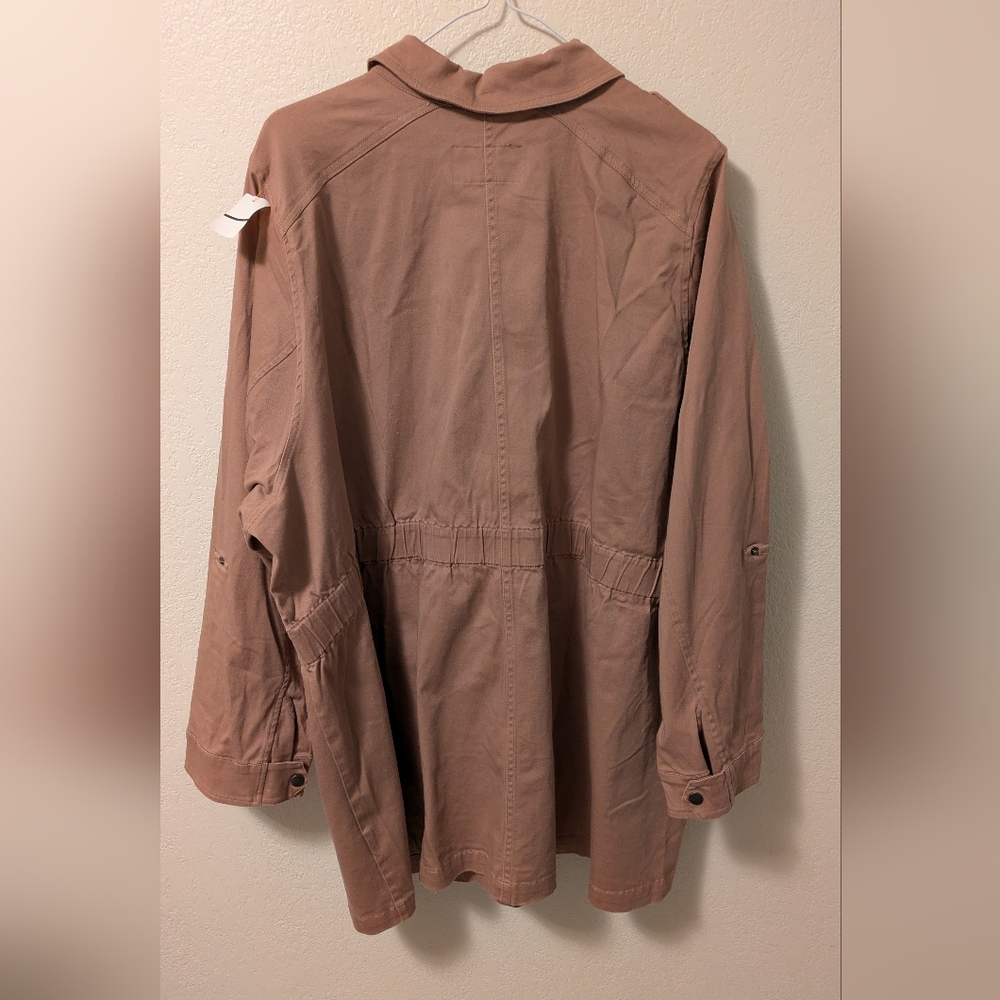 Torrid Women's Tan Utility Jacket Size 6X - Picture 2 of 10